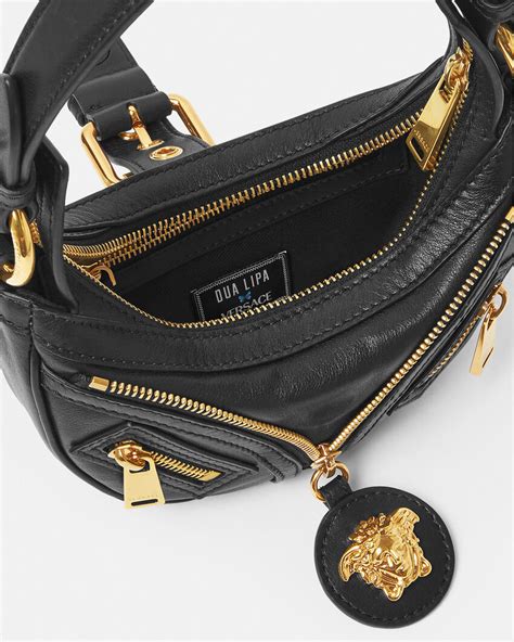 versace mini leather hobo bag|Versace collection tote.